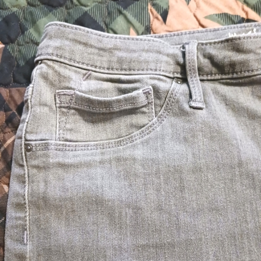 Mossimo Gray High Rise Jeggings Plus Size 16 - Picture 10 of 10